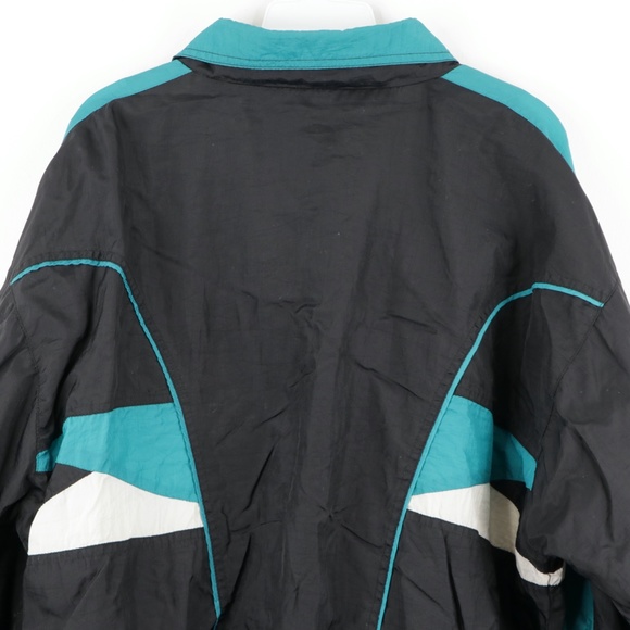 80s Macgregor Full Zip Windbreaker Jacket Black - Picture 7 of 8